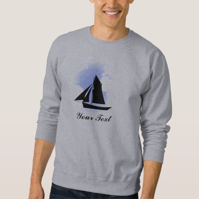 Das World Mens Basic Sweatshirt segeln (Vorderseite)