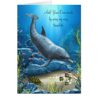 Das Wort der Dolphin-Karte