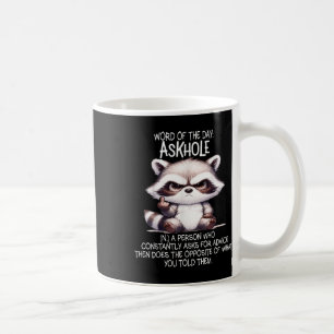 Das Wort des Tages: Eine Person, die ständig Kaffeetasse