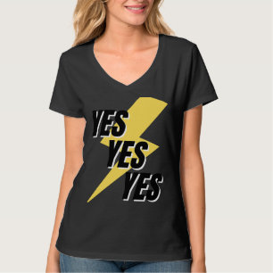 Das Wort JA, in dem JA steht T-Shirt