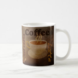 Das Wort-Kunst-Tasse des Kaffee-Liebhabers Kaffeetasse