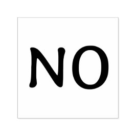Das Wort Nein Lustige Minimalistische Aussage Text Permastempel