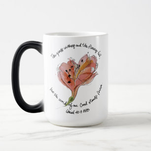 Das Wort unseres Gottes bleibt ewig Blumenkunstwer Verwandlungstasse
