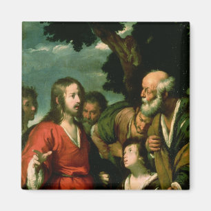 Das Wunder der Laibe und der Fische, c.1630 Magnet