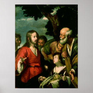 Das Wunder der Liebe und der Fische, c.1630 Poster