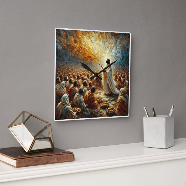 Das Wunder der Liebe und der Fische - Uhr (Büro)