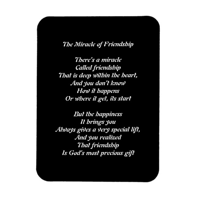 Das Wunder des Freundschaftsmagneten Magnet (Vertikal)