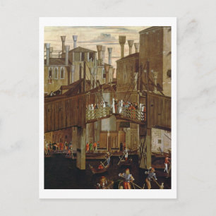 Das Wunder des Relikts des Heiligen Kreuzes, Detai Postkarte