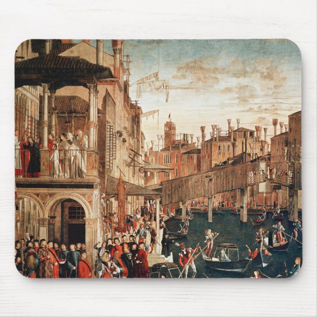 Das Wunder des Relikts des wahren Kreuzes Mousepad (Vorne)