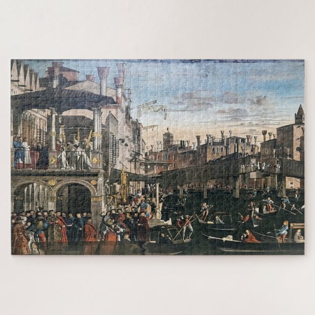 Das Wunder von Rialto: Vittore Carpaccio Puzzle (Horizontal)
