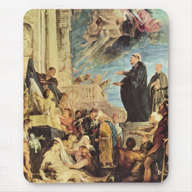 Das Wunder von St Francis Xavier durch Paul Rubens Mousepad (Vorne)