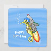 Das wunderbare Gelbe RaketenSeepferd