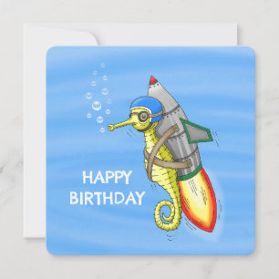 Das wunderbare Gelbe RaketenSeepferd