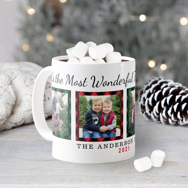 Das wunderbarste Karierte Weihnachtsfest-Foto der  Tasse (Von Creator hochgeladen)