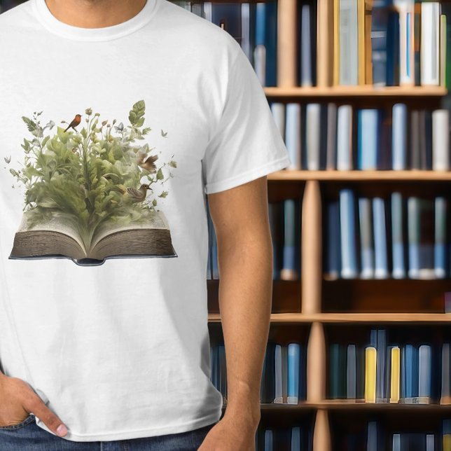 Das wunderschöne offene Buch T-Shirt (Von Creator hochgeladen)