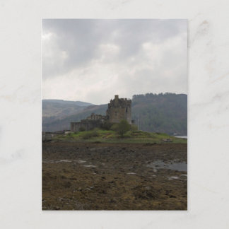 Das wunderschöne Schloss Eilean Donan in Schottlan Postkarte
