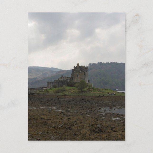 Das wunderschöne Schloss Eilean Donan in Schottlan Postkarte (Vorderseite)