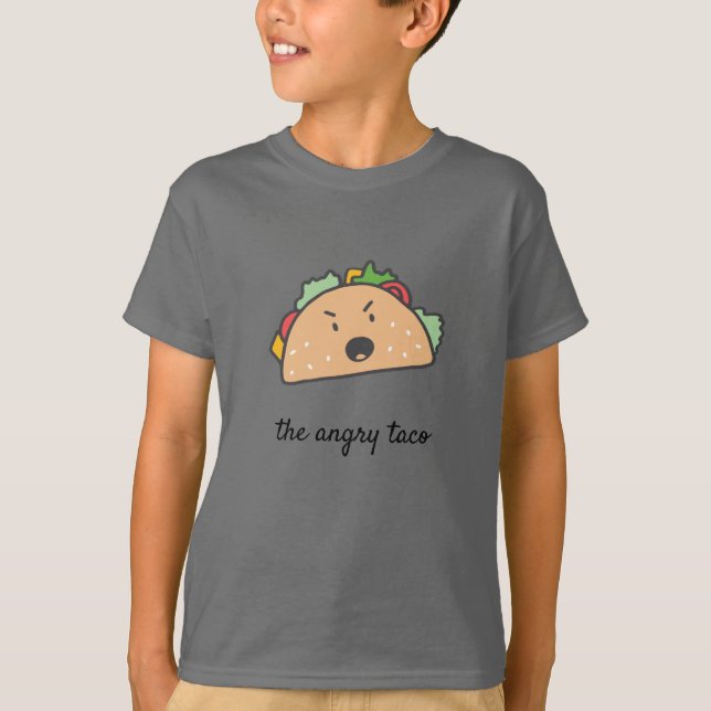 Das wütende Taco T-Shirt (Vorderseite)
