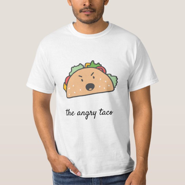 Das wütende Taco T-Shirt (Vorderseite)