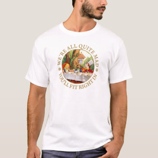 Das wütenden der Tee-Party des Hutmachers - "wir T-Shirt