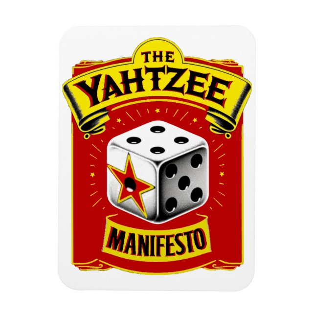 Das Yahtzee Manifesto Magnet (Vertikal)
