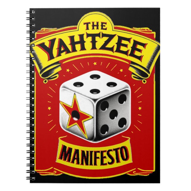 Das Yahtzee Manifesto-Notebook Notizblock (Vorderseite)