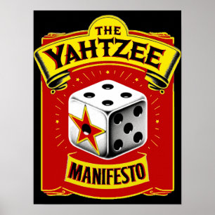 Das Yahtzee Manifesto Poster