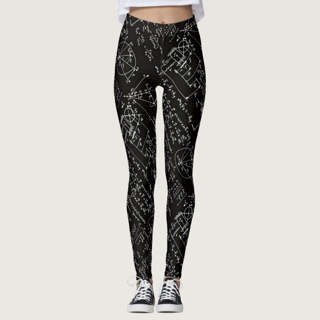 Das Yoga-Betrieb der Geeky Mathe-Mathematik-Frauen Leggings (Vorderseite)