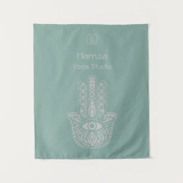 Das Yoga Studio Hamsa von Seafoam Green ist indivi Wandteppich