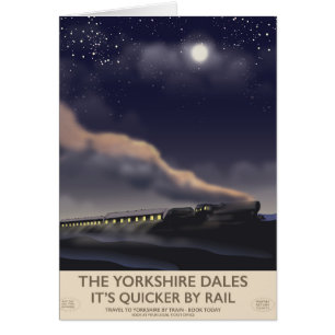 Das Yorkshire Dales Railway Plakat
