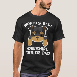 Das Yorkshire-Terrier-Vater der Welt bester T-Shirt