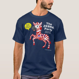 Das Zebra-Party T-Shirt