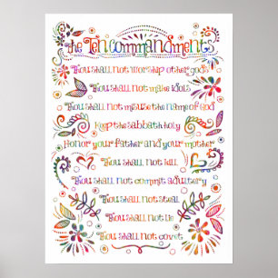 Das Zehn Gebote Poster