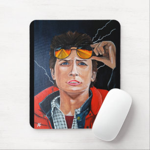 Das Zeitreisende Gemälde von Alfred Fox Mousepad