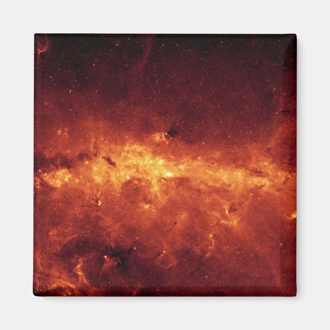 Das Zentrum der Milchstraße mit Staub Magnet (Vorne)