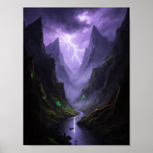 Das zerschmetterte Vale Poster