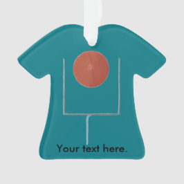 Das Ziel Fußball Shirt Ornamente machen