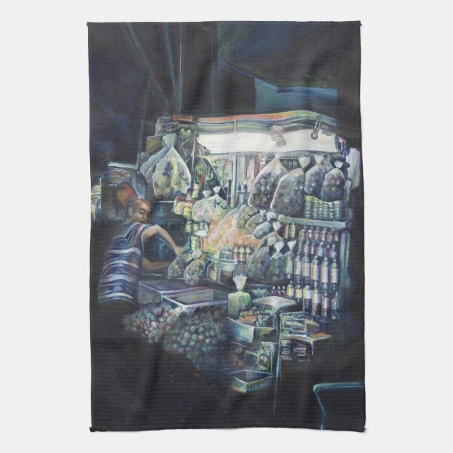 Das Ziel verschoben.Singapur Geschirrtuch (Vertikal)