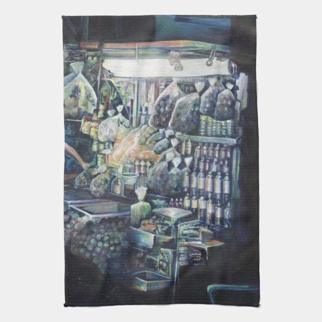 Das Ziel verschoben, Singapur Geschirrtuch (Vertikal)