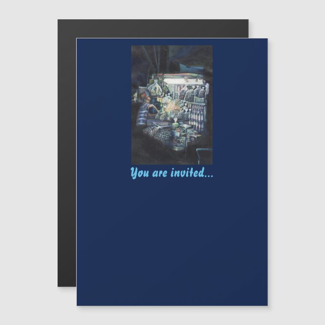 Das Ziel verschoben, Singapur Magneteinladung (Vorne/Hinten)