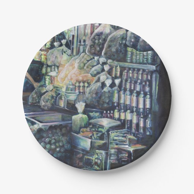 Das Ziel verschoben, Singapur Pappteller (Vorderseite)