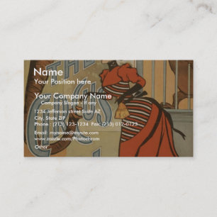 Das Zirkus-Mädchen, "A.H.Canby" Vintages Theater Visitenkarte