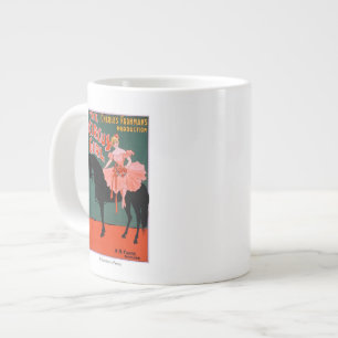 Das Zirkusmädchen - Frau auf Pferd Theatralisch Jumbo-Tasse