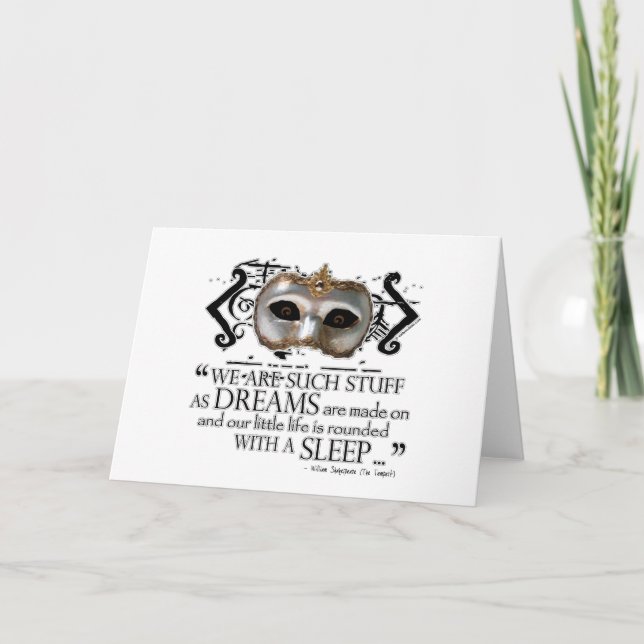 Das Zitat der Tempest Karte (Vorderseite)