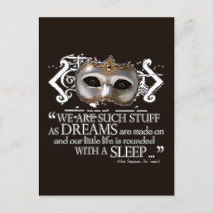 Das Zitat der Tempest Postkarte