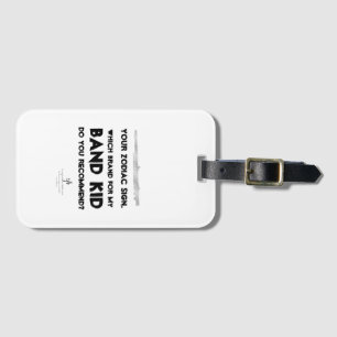 Das Zodiac-Zeichen ist ein Anti-ISO-Zeichen. Gepäckanhänger