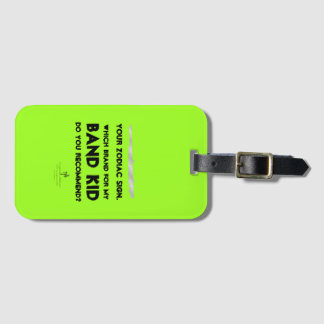 Das Zodiakzeichen Anti-ISO-Limon wird durch die Zo Gepäckanhänger