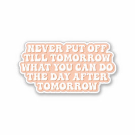 Das Zögern des Paradieses Embrace Morgen Aufkleber