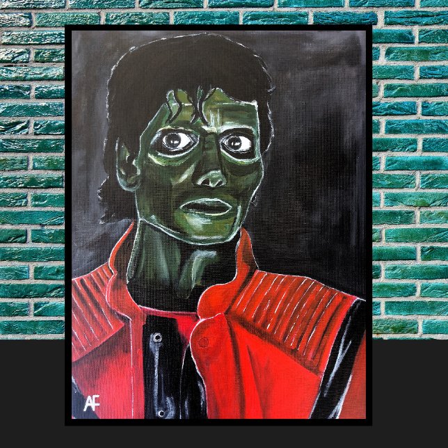 Das Zombie-Gemälde von Alfred Fox Leinwanddruck (Von Creator hochgeladen)
