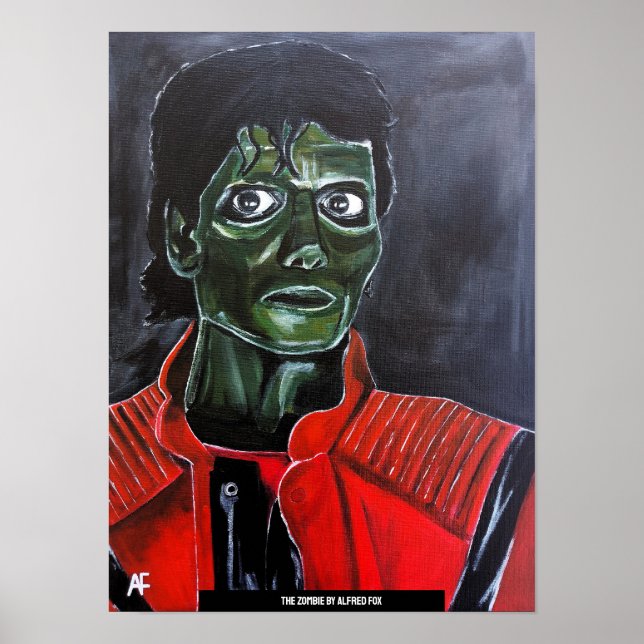 Das Zombie-Gemälde von Alfred Fox Poster (Vorne)